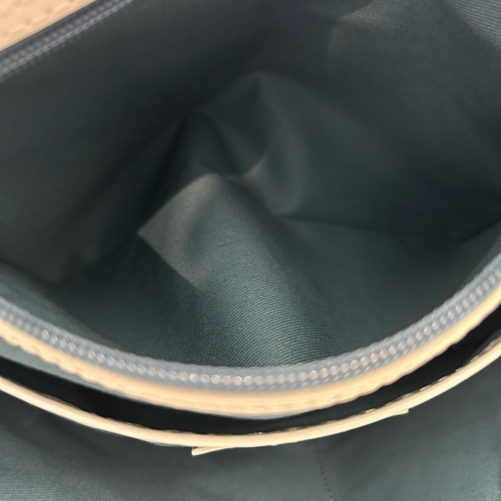 Chic Dooney & Bourke White Leather Tote with Gold Accents - Picture 13 of 15
